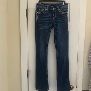 Miss Me Women's Dark Blue Boot Cut Jeans